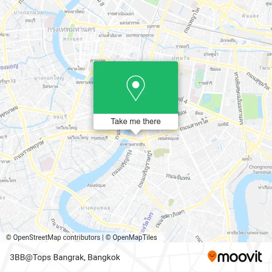 3BB@Tops Bangrak map