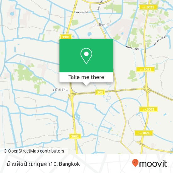 บ้านศิลป์ ม.กฤษดา10 map