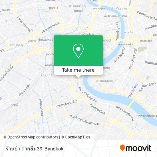 ร้านยำ ตากสิน39 map