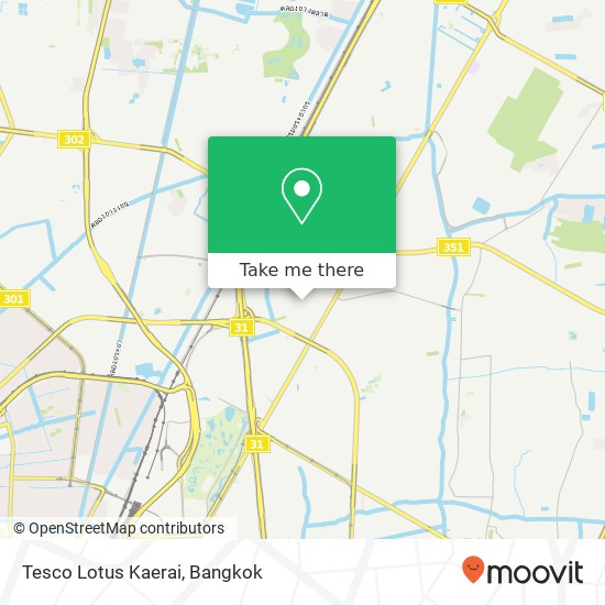 Tesco Lotus Kaerai map