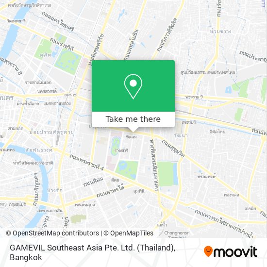 GAMEVIL Southeast Asia Pte. Ltd. (Thailand) map