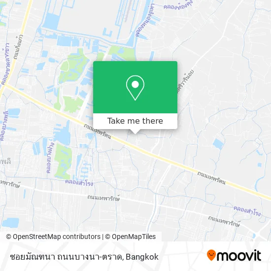 ซอยมัณฑนา ถนนบางนา-ตราด map