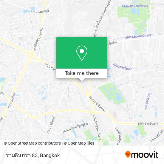 รามอินทรา 83 map