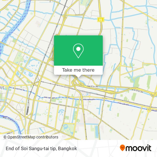 End of Soi Sangu-tai tip map