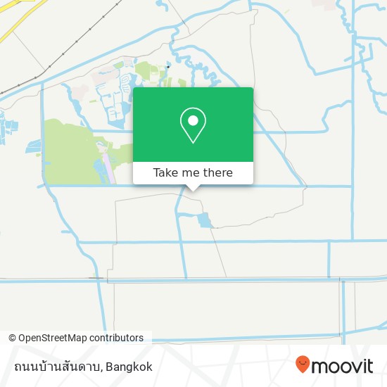 ถนนบ้านสันดาบ map