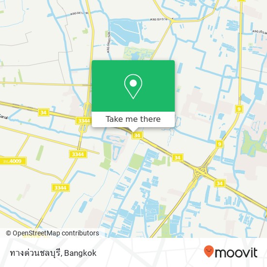 ทางด่วนชลบุรี map