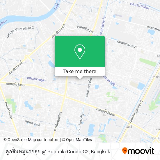 ลูกชิ้นหมูนายฮุย @ Poppula Condo C2 map