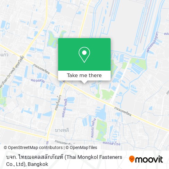 บจก. ไทยมงคลสลักภัณฑ์ (Thai Mongkol Fasteners Co., Ltd) map