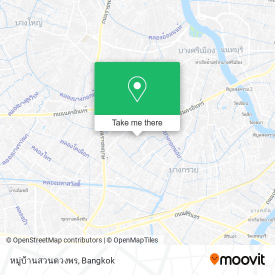 หมู่บ้านสวนดวงพร map