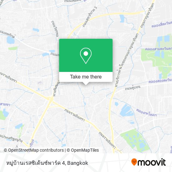 หมู่บ้านเรสซิเด้นซ์พาร์ค 4 map