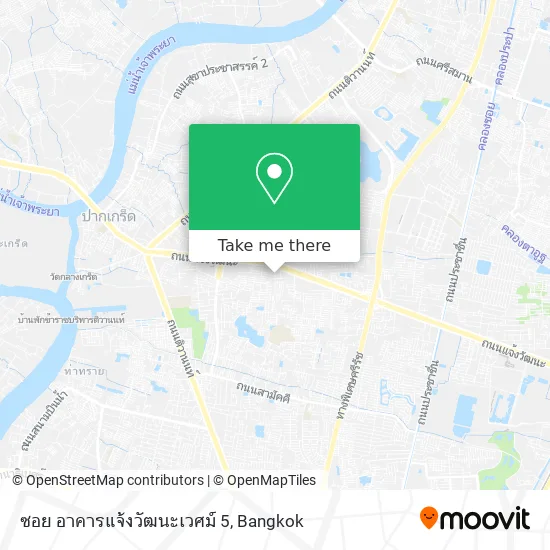 ซอย อาคารแจ้งวัฒนะเวศม์ 5 map