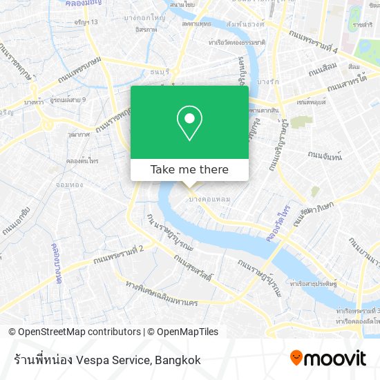 ร้านพี่หน่อง Vespa Service map