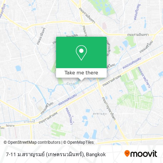 7-11 ม.สราญรมย์ (เกษตรนวมินทร์) map