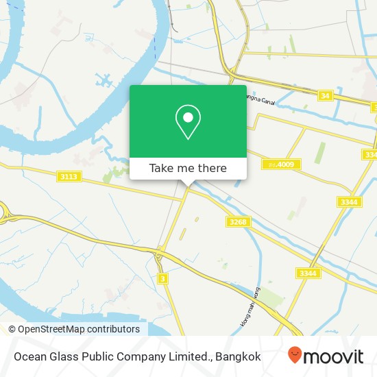 Ocean Glass Public Company Limited. map