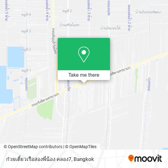 ก๋วยเตี๋ยวเรือสองพี่น้อง คลอง7 map