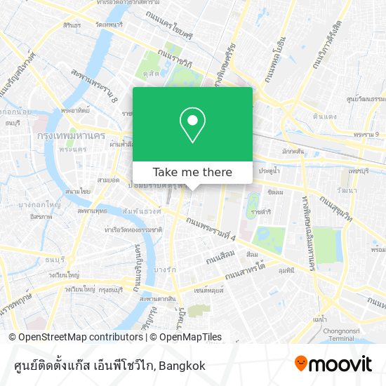 ศูนย์ติดตั้งแก๊ส เอ็นพีโชว์ไก map