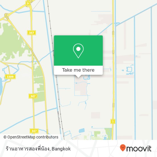 ร้านอาหารสองพี่น้อง map