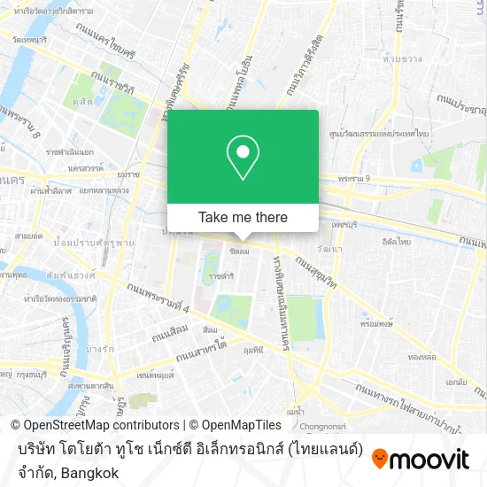 บริษัท โตโยต้า ทูโช เน็กซ์ตี อิเล็กทรอนิกส์ (ไทยแลนด์) จำกัด map