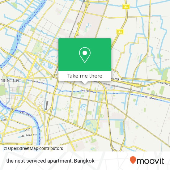 the nest serviced apartment map