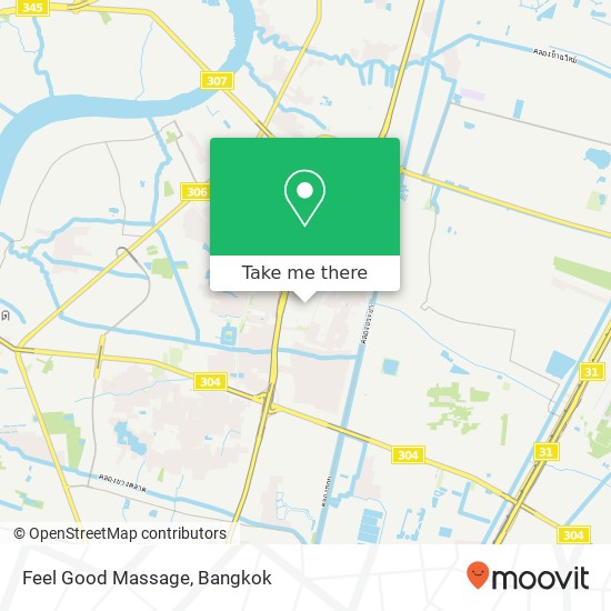 Feel Good Massage map