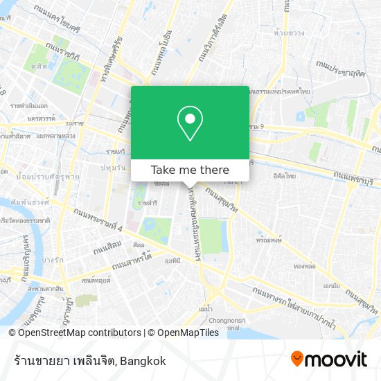 ร้านขายยา เพลินจิต map