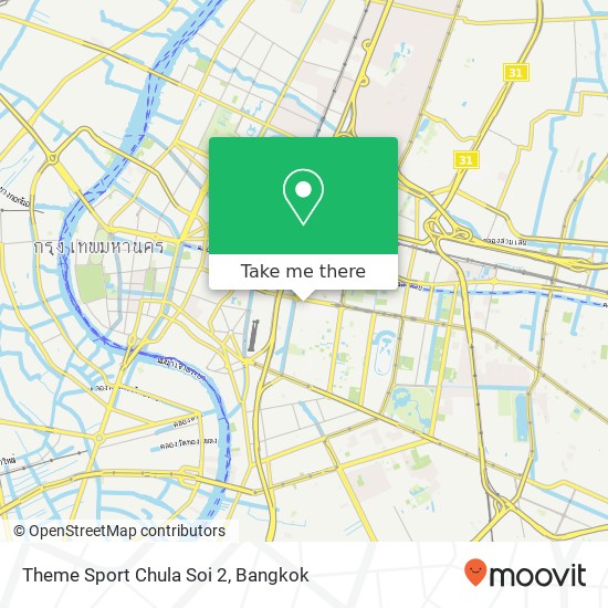 Theme Sport Chula Soi 2 map