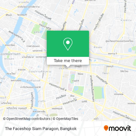 The Faceshop Siam Paragon map