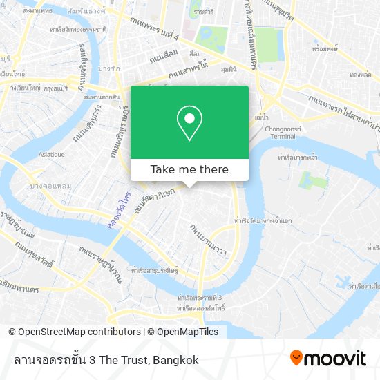 ลานจอดรถชั้น 3 The Trust map