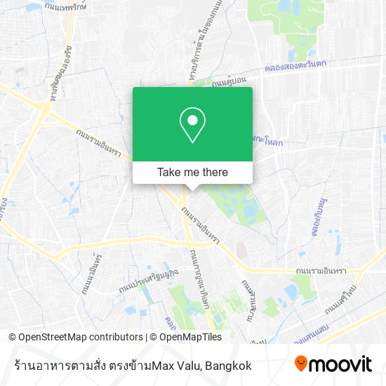 ร้านอาหารตามสั่ง ตรงข้ามMax Valu map