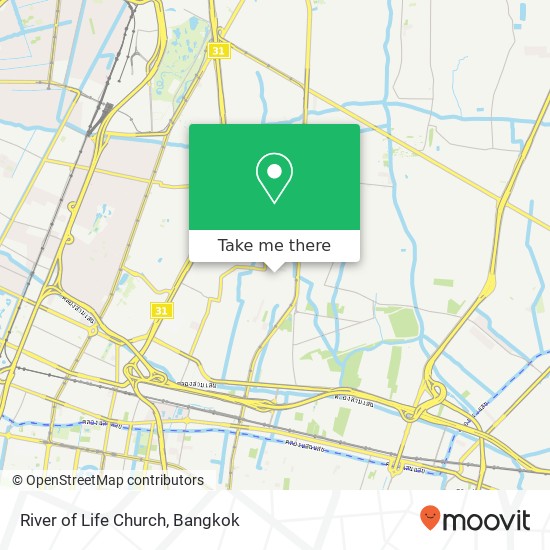 River of Life Church map