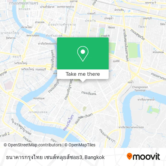 ธนาคารกรุงไทย เซนต์หลุยส์ซอย3 map