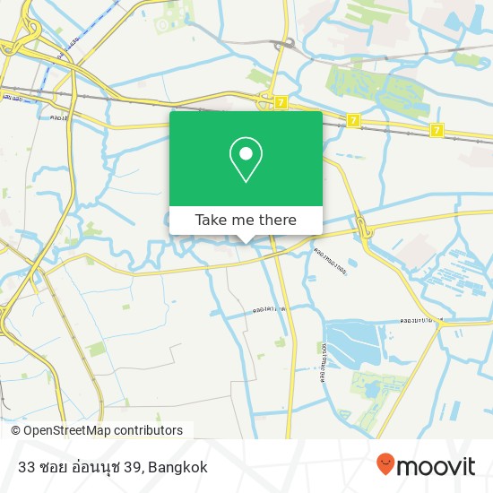 33 ซอย อ่อนนุช 39 map