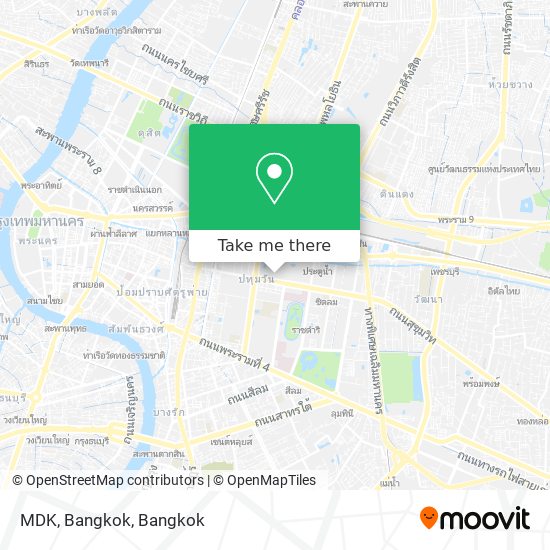 MDK, Bangkok map