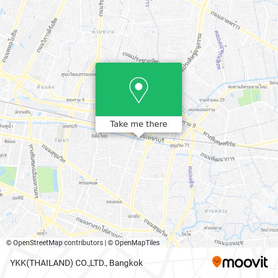 YKK(THAILAND) CO.,LTD. map
