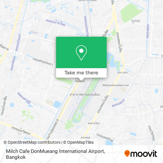 Milch Cafe DonMueang International Airport map