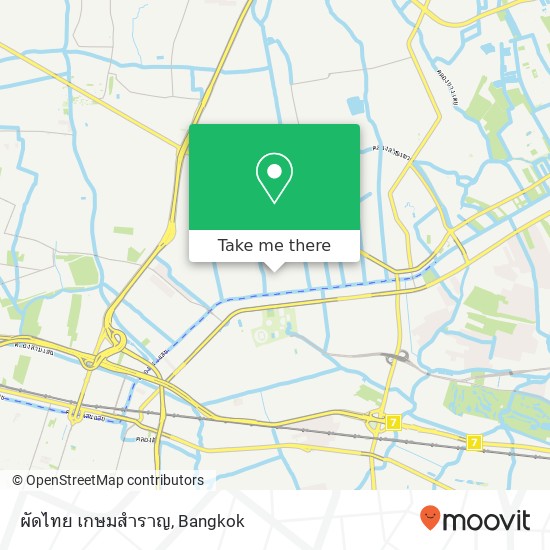 ผัดไทย เกษมสำราญ map