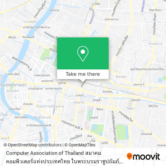 Computer Association of Thailand สมาคมคอมพิวเตอร์แห่งประเทศไทย ในพระบรมราชูปถัมภ์ map