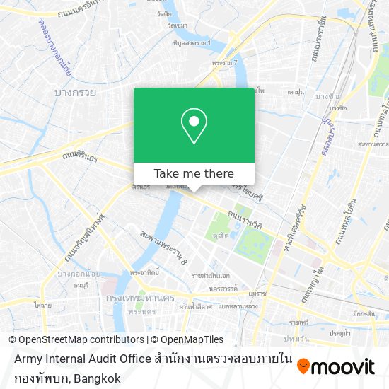 Army Internal Audit Office สำนักงานตรวจสอบภายในกองทัพบก map