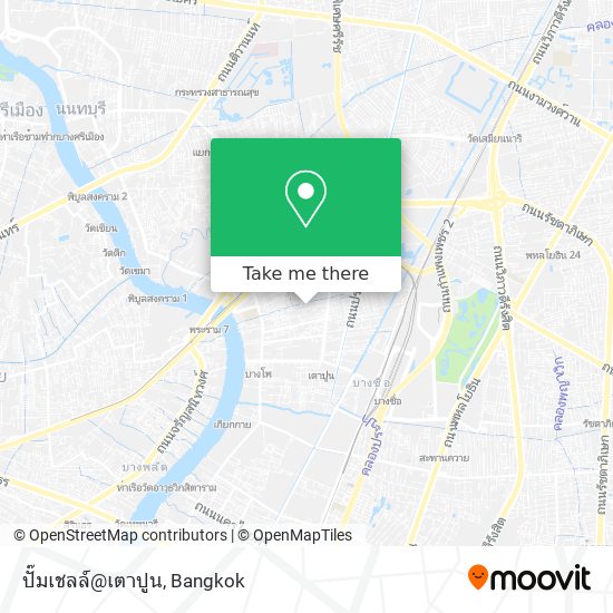 ปั๊มเชลล์@เตาปูน map