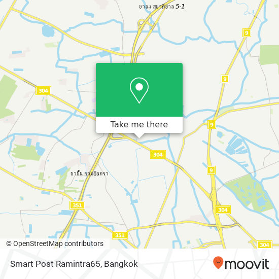 Smart Post Ramintra65 map