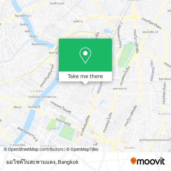 มอ'ไซค์วินสะพานแดง map