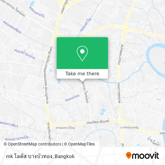 mk โลตัส บางบัวทอง map