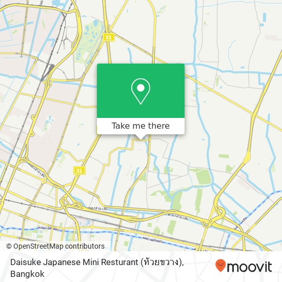 Daisuke Japanese Mini Resturant (ห้วยขวาง) map