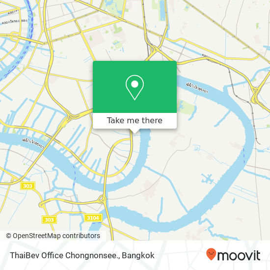 ThaiBev Office Chongnonsee. map