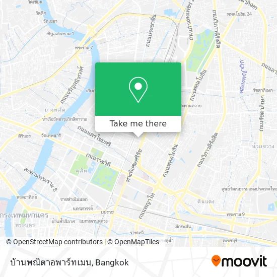 บ้านพณิตาอพาร์ทเมน map