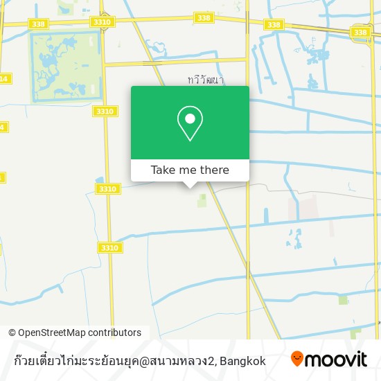 ก๊วยเตี๋ยวไก่มะระย้อนยุค@สนามหลวง2 map