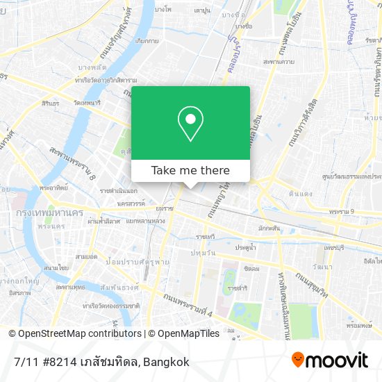 7/11 #8214 เภสัชมหิดล map