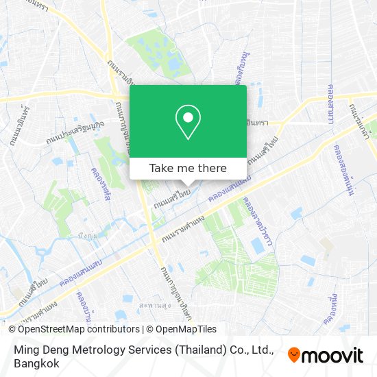 Ming Deng Metrology Services (Thailand) Co., Ltd. map