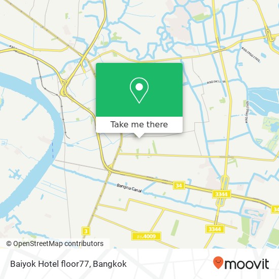 Baiyok Hotel  floor77 map