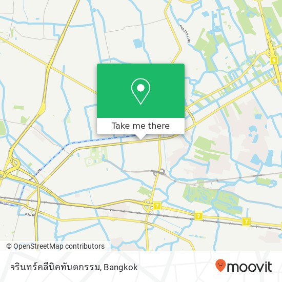 จรินทร์คลีนิคทันตกรรม map